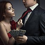 Богатые мужчины предпочитают красивых женщин